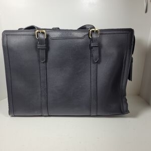 ECOSUSIE Black Leather Men's Bag